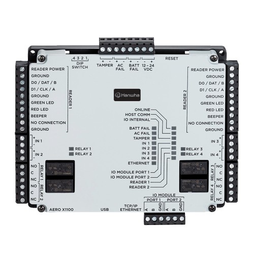 X1100A-H003, 2x Door Intelligent Controller, TCP/IP