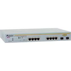 AT-GS950/10PS-50, 8 Gb PoE, 2Gb SFP Girişli Ağ Anahtarı 