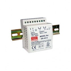 DR-45-12, 12V, 3.5A Ray Montaj Tipi Güç Kaynağı
