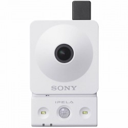 SNC-CX600W, 720p/30 fps Wireless Network Camera with White-lite LED Illuminators Powered C Series