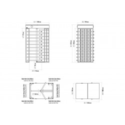 LTF-113, Elektrostatik Boyalı Boy Turnike 