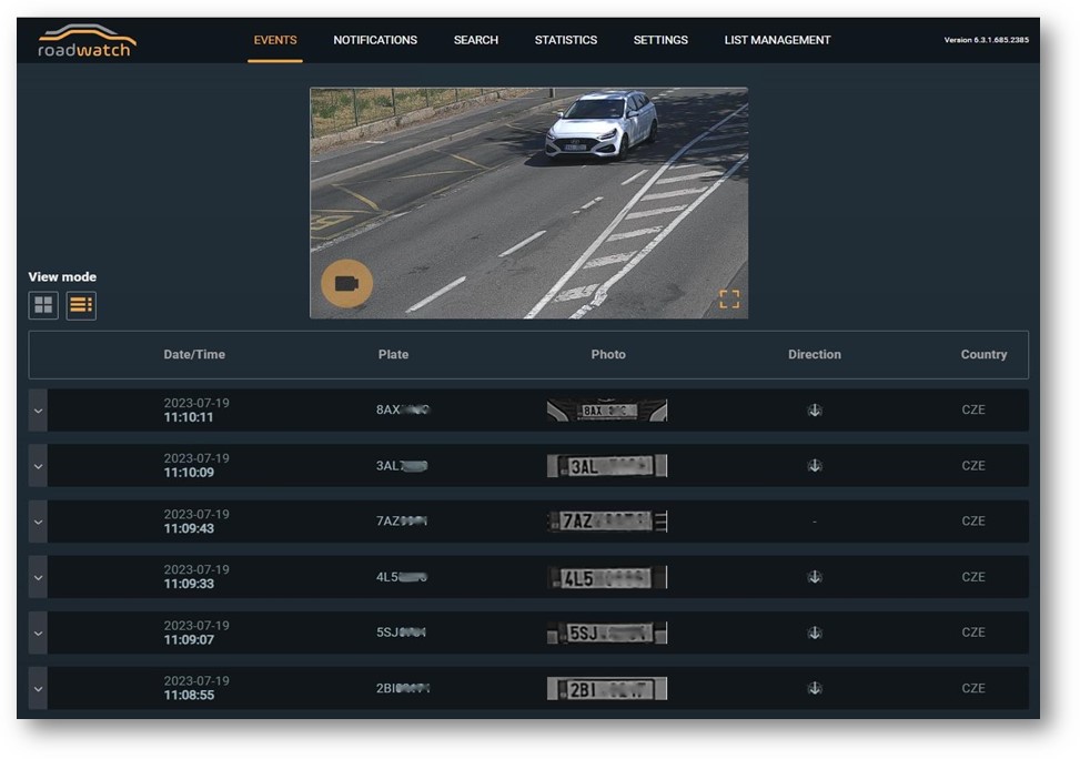 RoadWatch Modern Web Interface